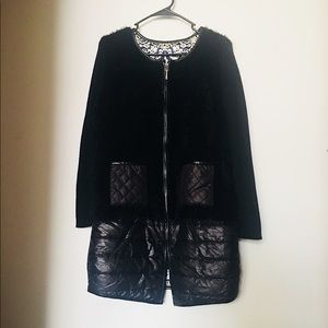 Chic black jacket！can match with everything！